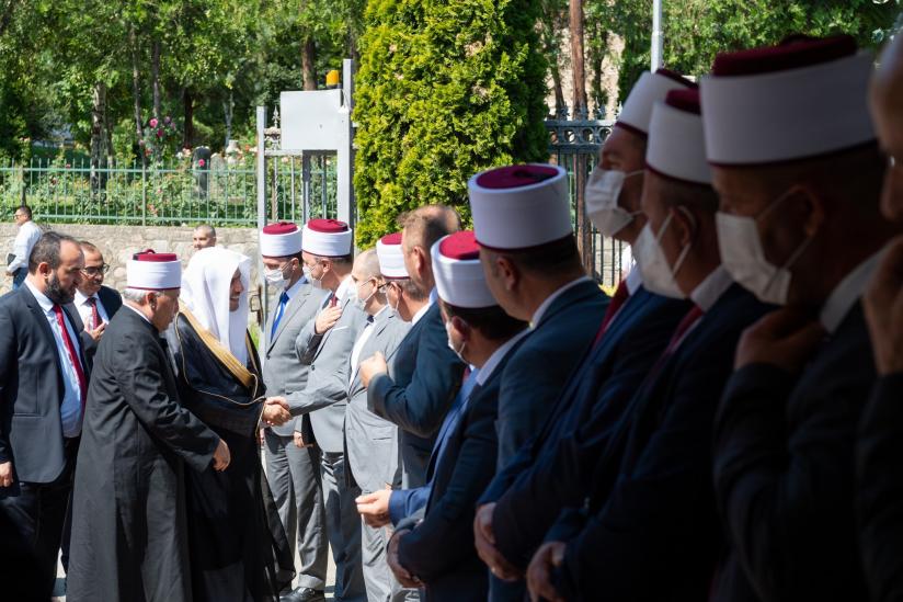 His Excellency Sheikh Dr. Mohammad Al-Issa, a lecture at the headquarters of the Islamic sheikhdom in North Macedonia