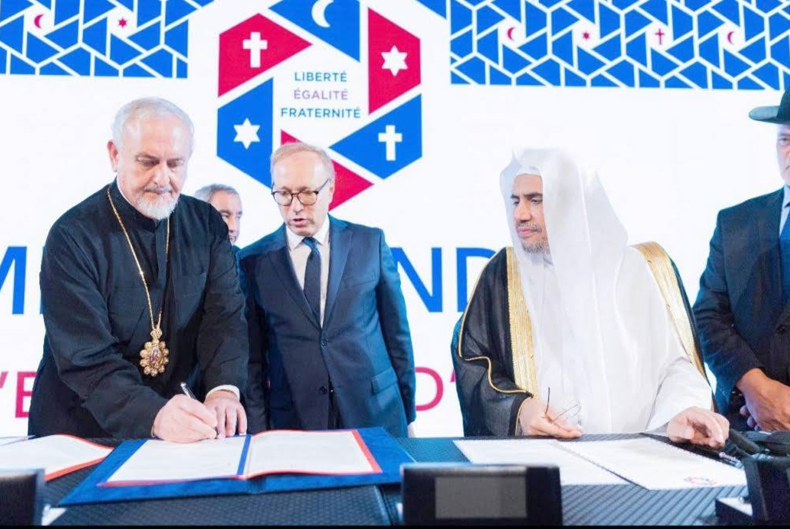 Prominent religious figures from 40 countries in addition to Muslim, Christian and Jewish religious leaders of France attended the Conference on “Peace and Solidarity”