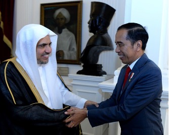 His Excellency was welcomed by the President of Indonesia and he spoke with Parliament