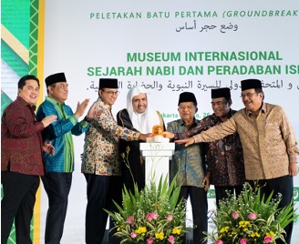 His Excellency was welcomed by the President of Indonesia and he spoke with Parliament