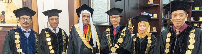 His Excellency was welcomed by the President of Indonesia and he spoke with Parliament