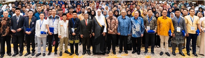 His Excellency was welcomed by the President of Indonesia and he spoke with Parliament