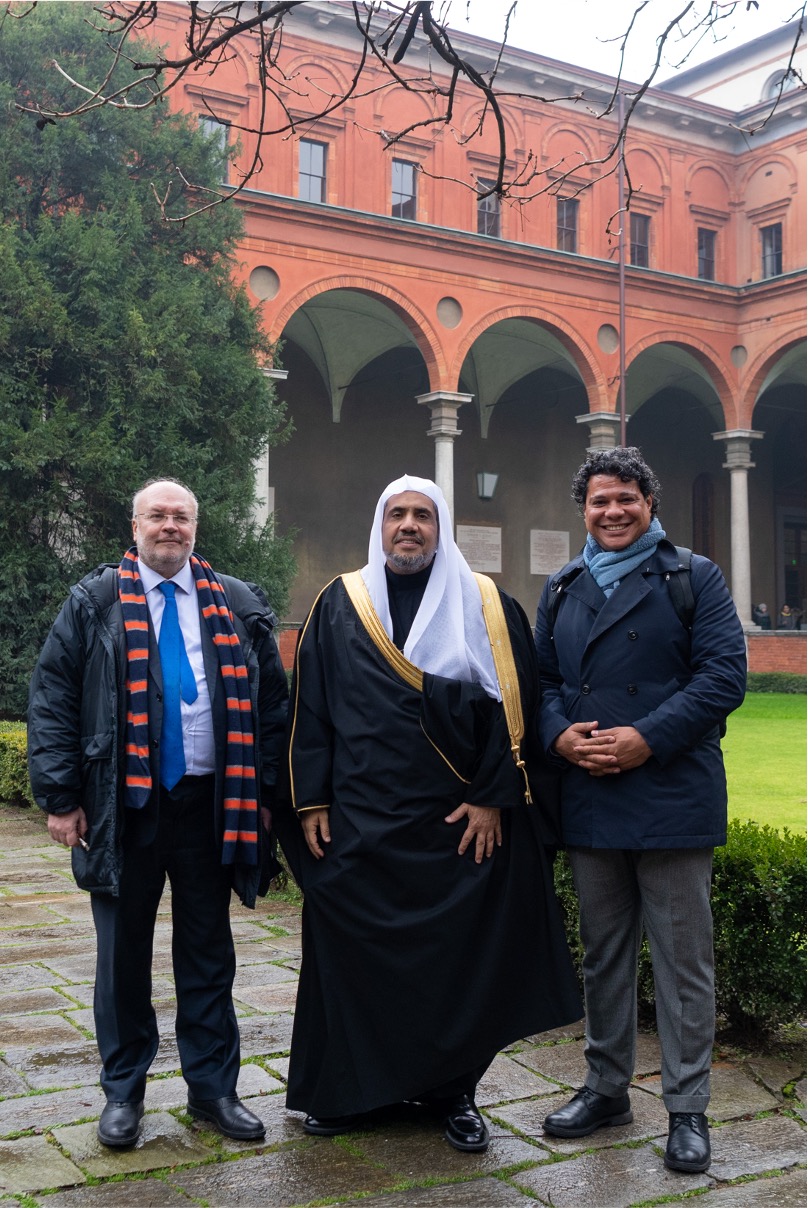 In Italy, His Excellency spoke to students at the Catholic University of the Sacred Heart and visited the Basilica of St. Ambrose