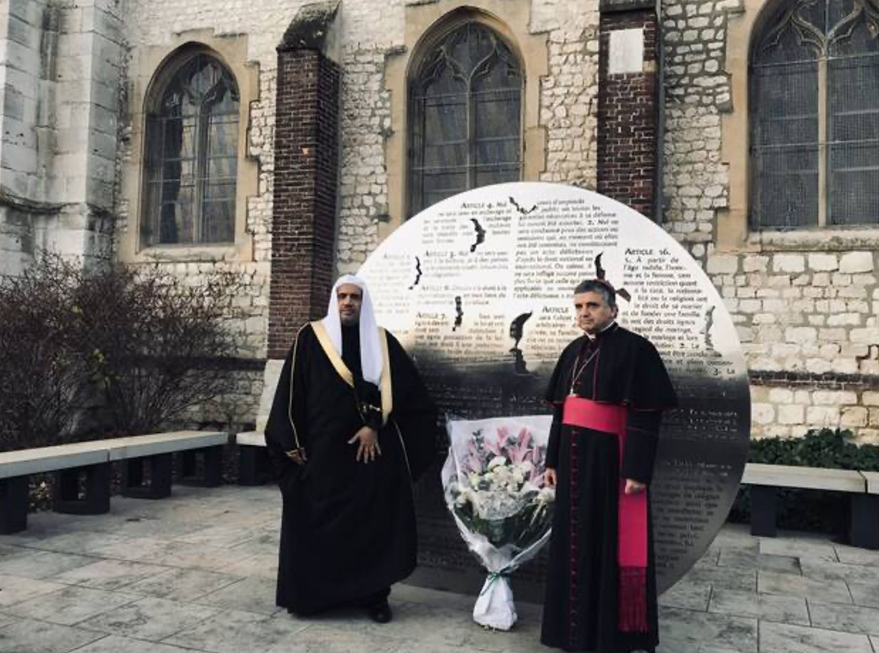On his second trip to France in 2019, His Excellency visited northern France and visited the church in Saint-Etienne-Du-Rouvray in Normandyvvvv