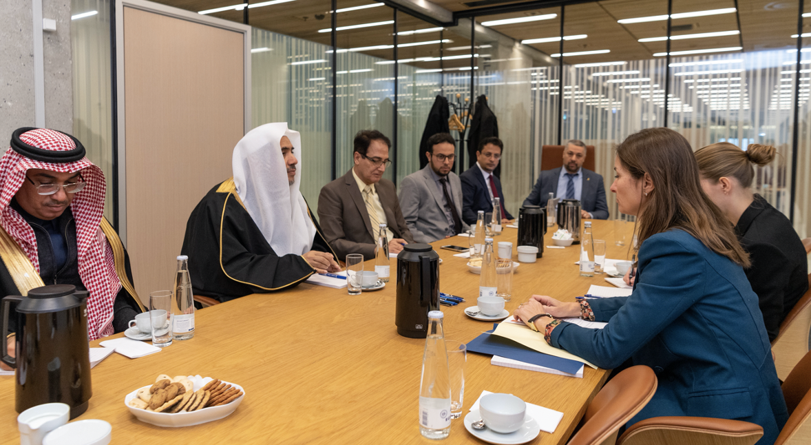 In Denmark, His Excellency met with Jewish and Muslim leaders who are working together to build a strong interfaith community