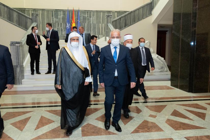 Le Président du Parlement de Macédoine du Nord, Talat Shaveri a reçu aujourd’hui Mohammed Alissa au Parlement.