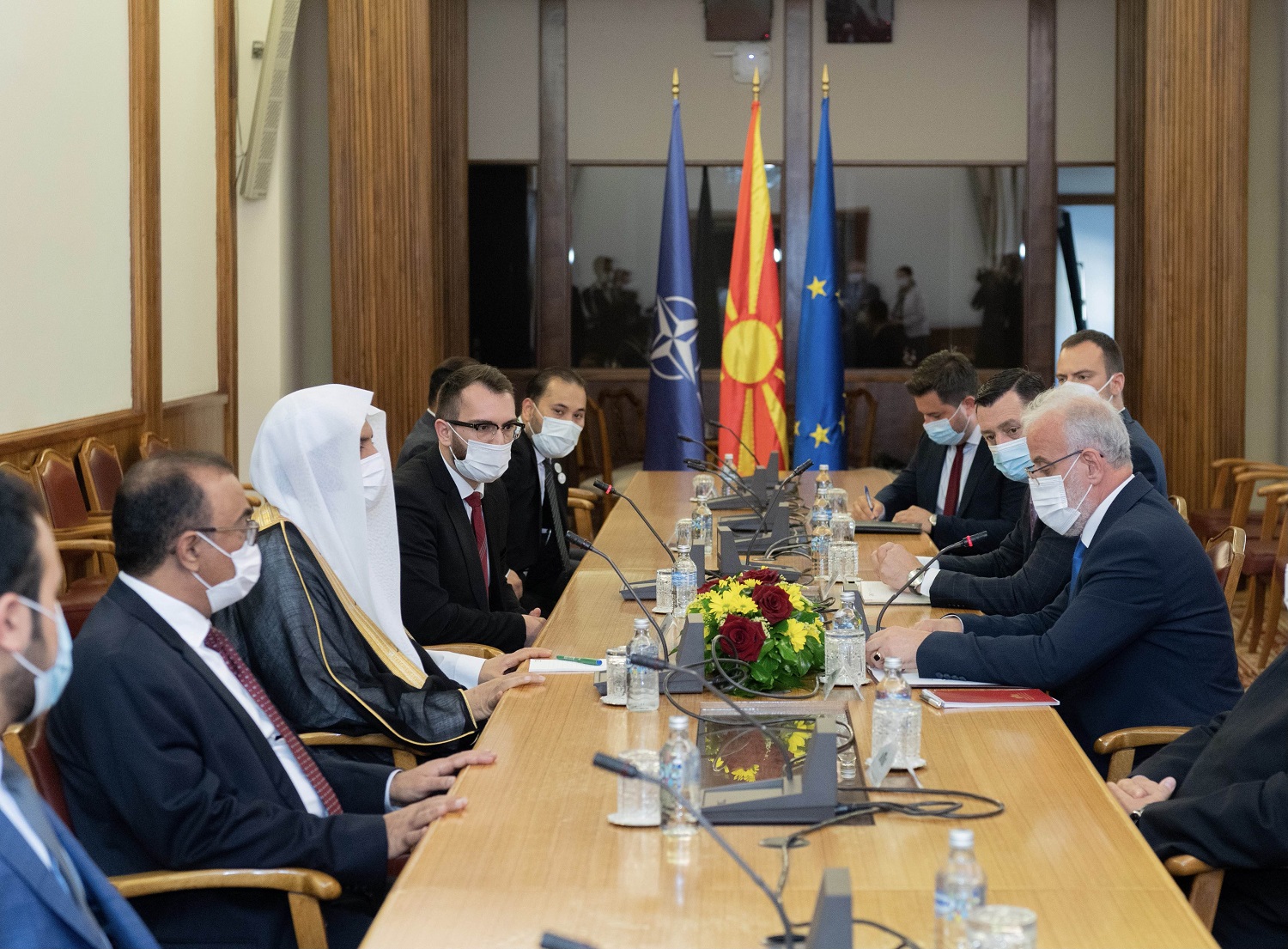 Le Président du Parlement de Macédoine du Nord, Talat Shaveri a reçu aujourd’hui Mohammed Alissa au Parlement.