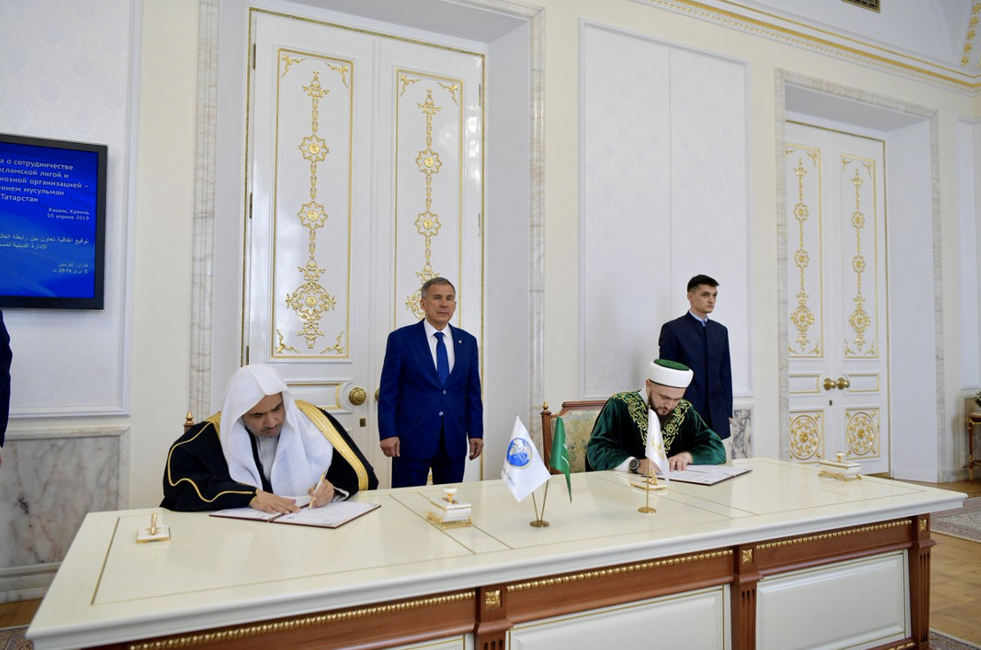 His Excellency visited Moscow, St. Petersburg, Kazan, and Grozny on this trip to Russia