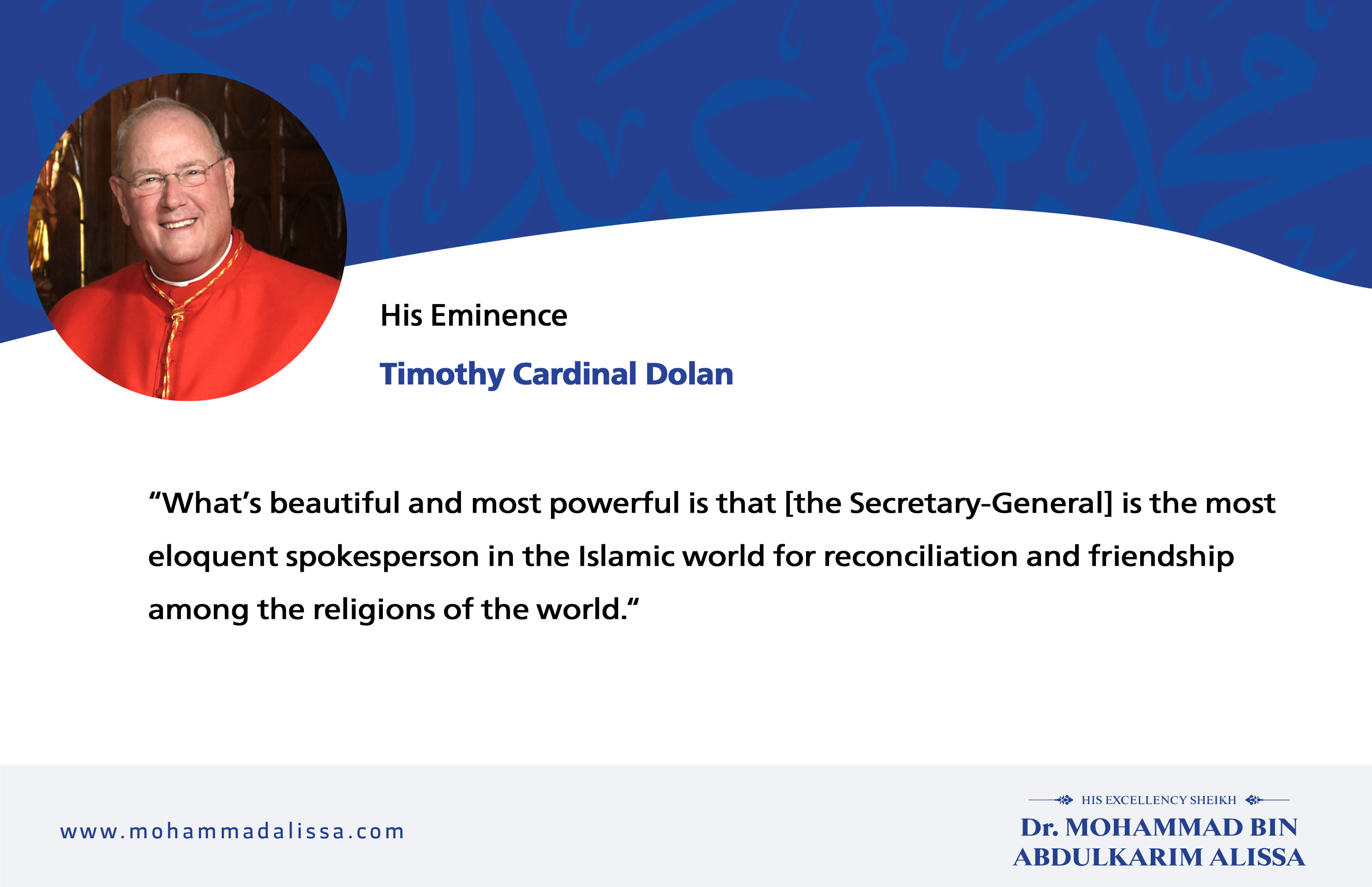 What’s beautiful and most powerful is that [the Secretary-General] is the most eloquent spokesperson in the Islamic world
