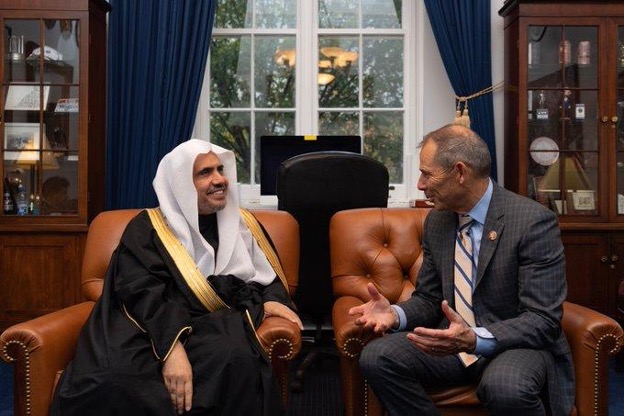 His Excellency Sheikh Dr. Mohammad bin Abdulkarim Al-Issa meets with Rep. John Curtis (R-UT) of the US House of Representatives
