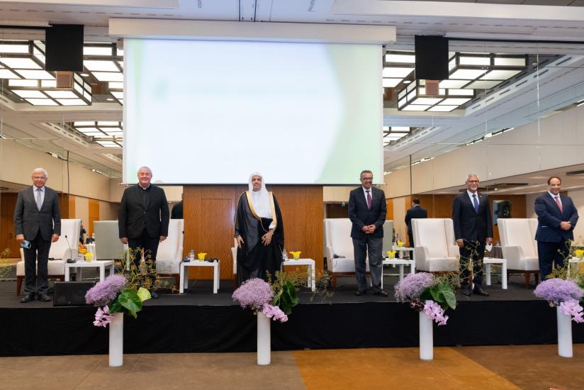 عزت مآب شیخ ڈاکٹر محمد العیسی جنیوا میں COVID19 کے خلاف عالمی یکجہتی کانفرنس کے اہم مقرر رہے