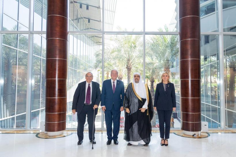 His Excellency Dr. Mohammed Al-Issa received a high-ranking French delegation