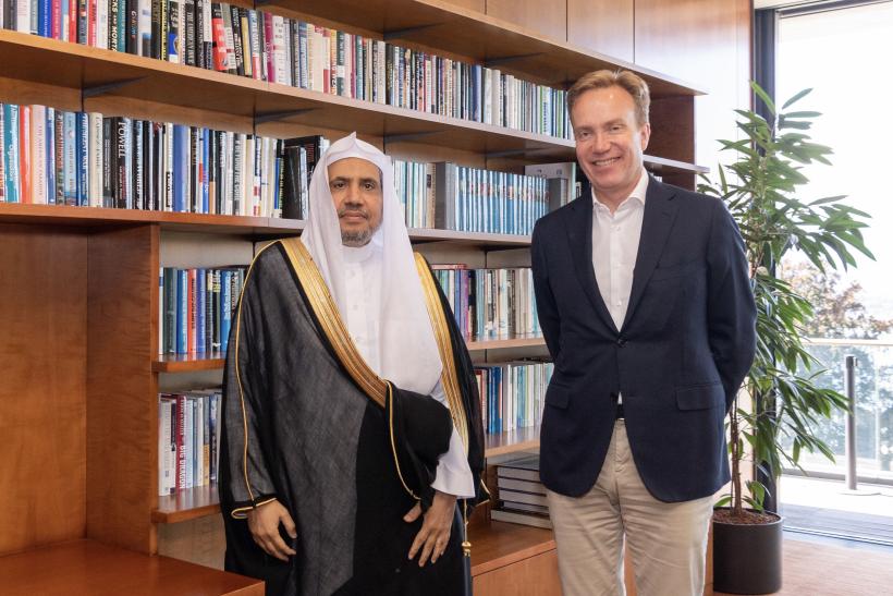 Le président du Forum économique mondial "Davos", M. Borge Brende, a reçu Cheikh Mohammed Al-Issa au siège du forum à Genève