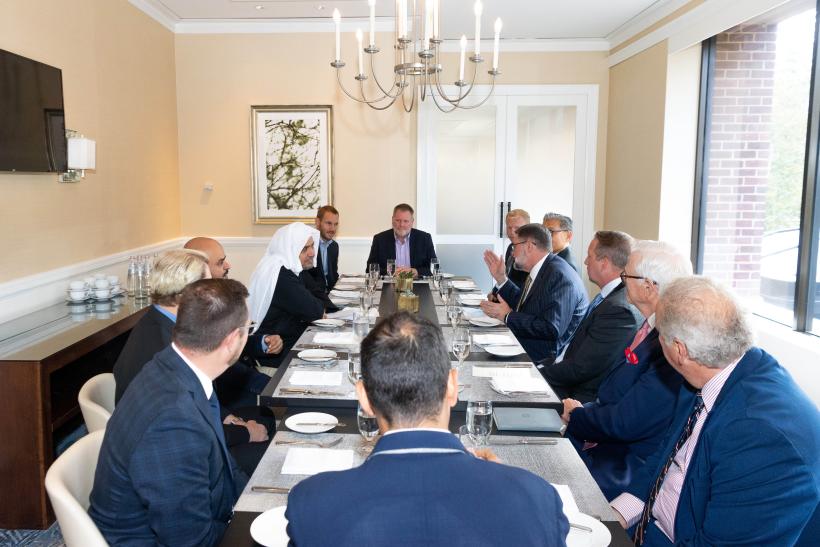 HE Dr. Mohammad Alissa welcomed a number of American evangelical leaders in Washington, DC