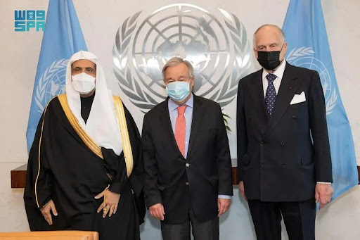 UN Chief receives Muslim World League Secretary-General in NY