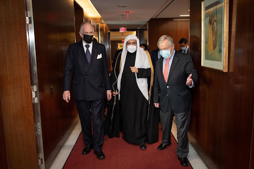 Secretary General Dr. Al-Issa meets with UN Secretary General Antonio Guterres
