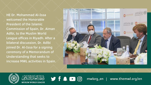 Secretary General Dr. Al-Issa Negotiates Increase in MWL Activities in Spain