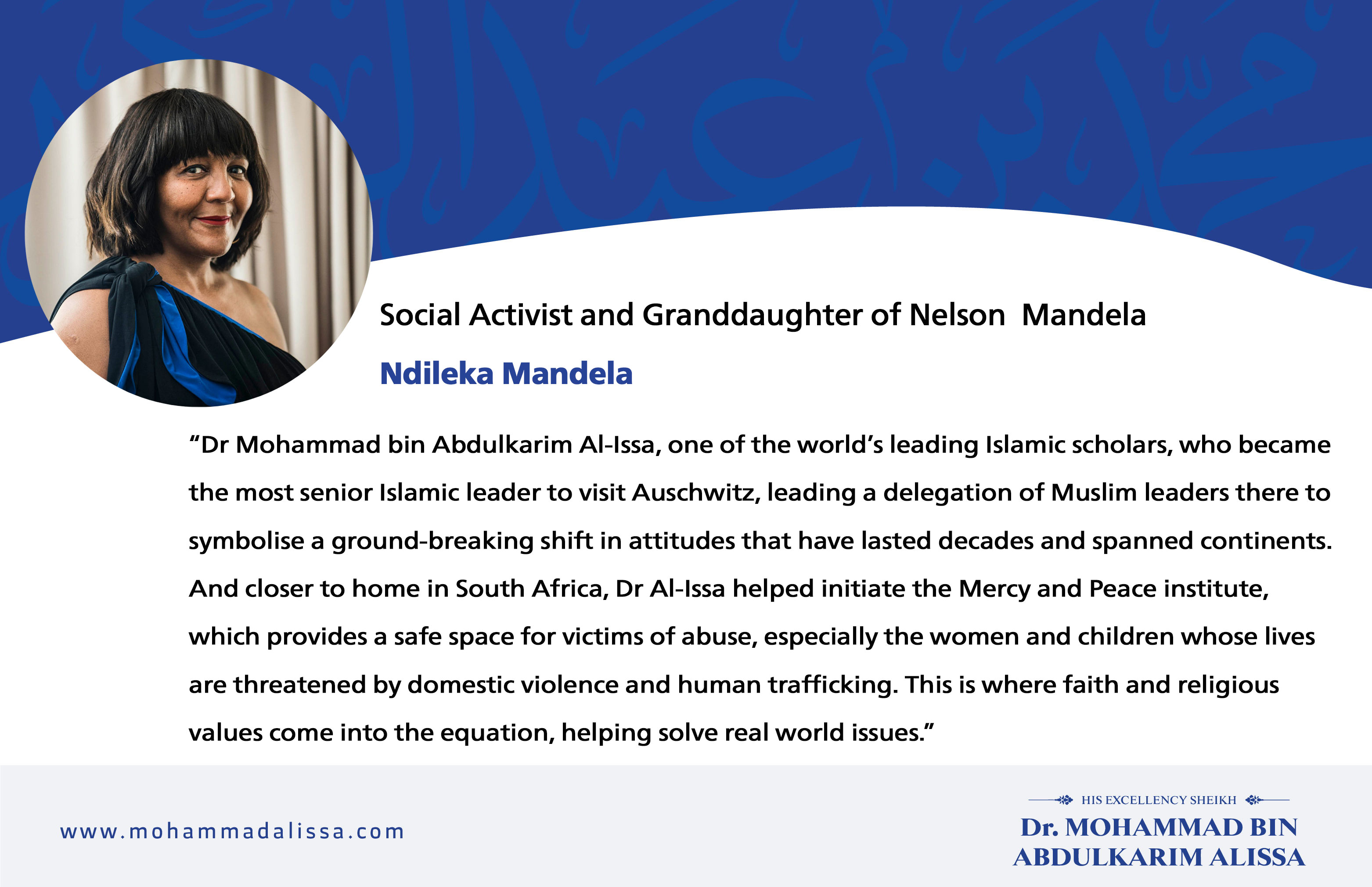 Dr Mohammad bin Abdulkarim Al-Issa, one of the world’s leading Islamic scholars, who became the most senior Islamic leader to visit Auschwitz