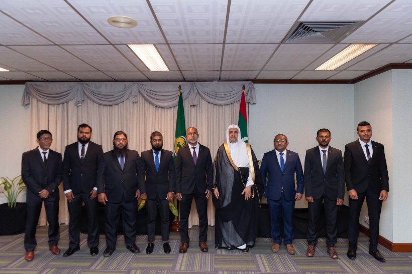 H.E. Dr. Mohammad Alissa met with the Minister of Islamic Affairs of the Republic of Maldives, H.E. Dr. Ahmed Zahir.