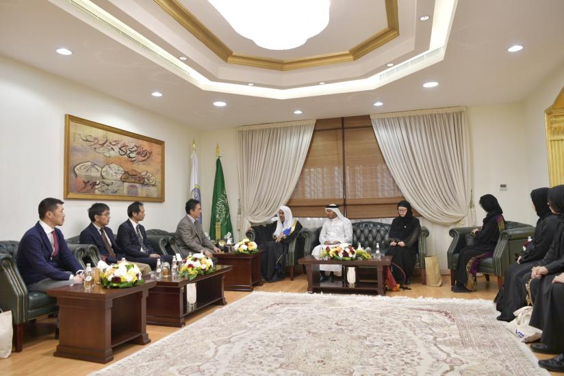 HE the Secretary-General of the Muslim World League Dr. Mohammad Alissa received a delegation of senior Japanese researchers