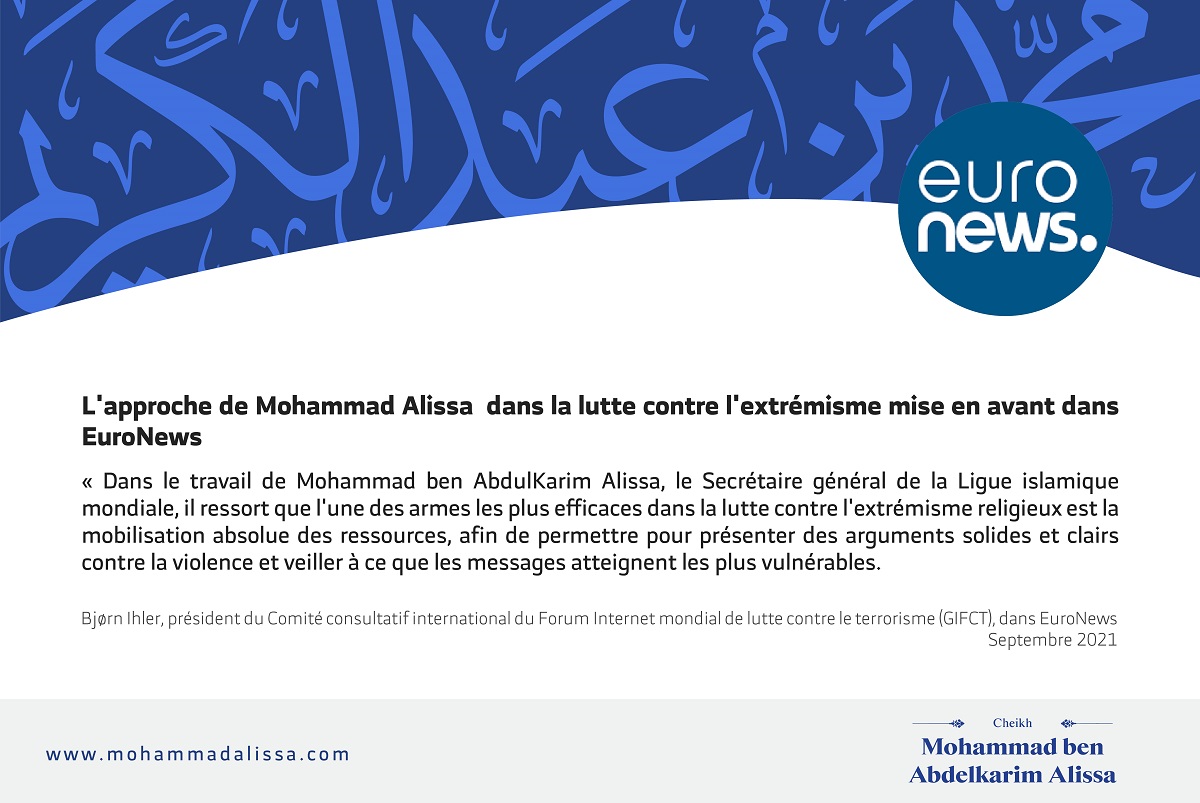 Bjørn Ihler, président du Comité consultatif international du Forum Internet mondial de lutte contre le terrorisme (GIFCT), dans EuroNews Septembre 2021