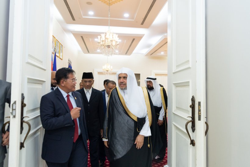 Au Cambodge MohammadAlissa rencontre Othmane Hassan le Ministre principal avec le grand mufti