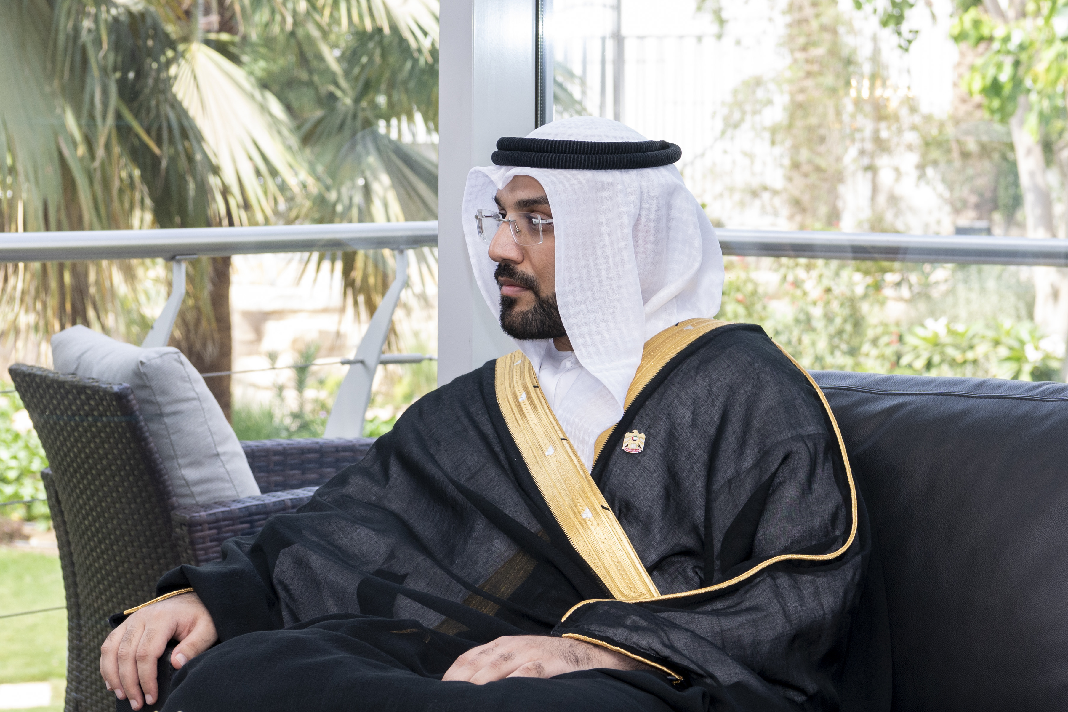 استقبل معالي الأمين العام رئيس هيئة علماء المسلمين الشيخ د. محمد العيسى فضيلة الشيخ المحفوظ بن بيه الأمين العام لـ منتدى أبوظبي للسلم