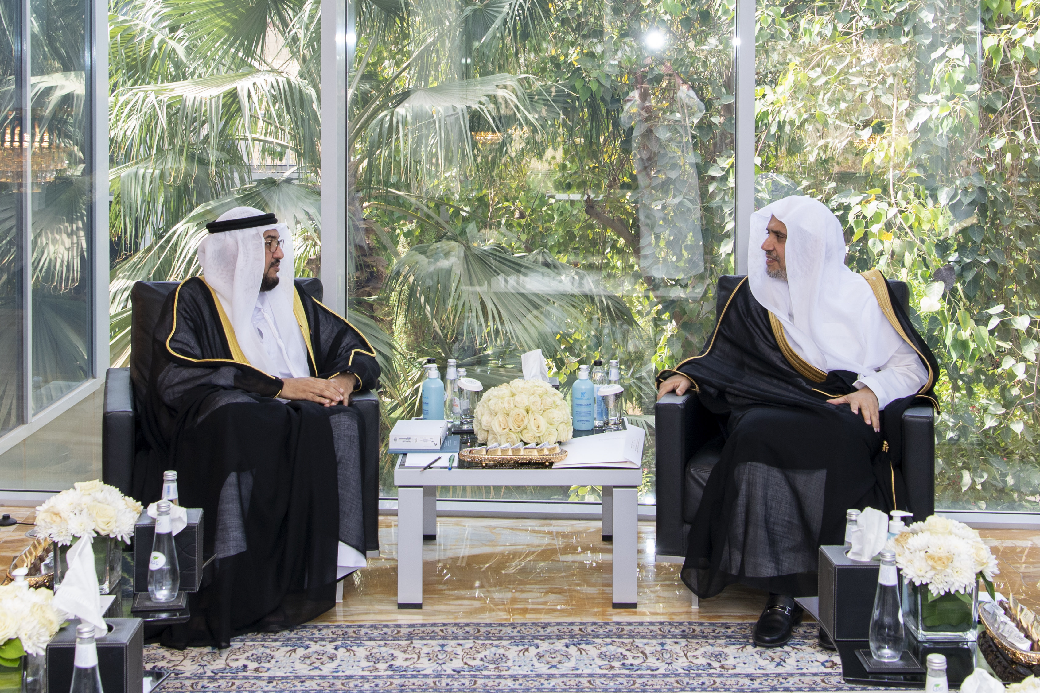 Le Secrétaire général et Président de l'Organisation des savants musulmans Mohammad Alissa a reçu Al-Mahfud Bin Bayah