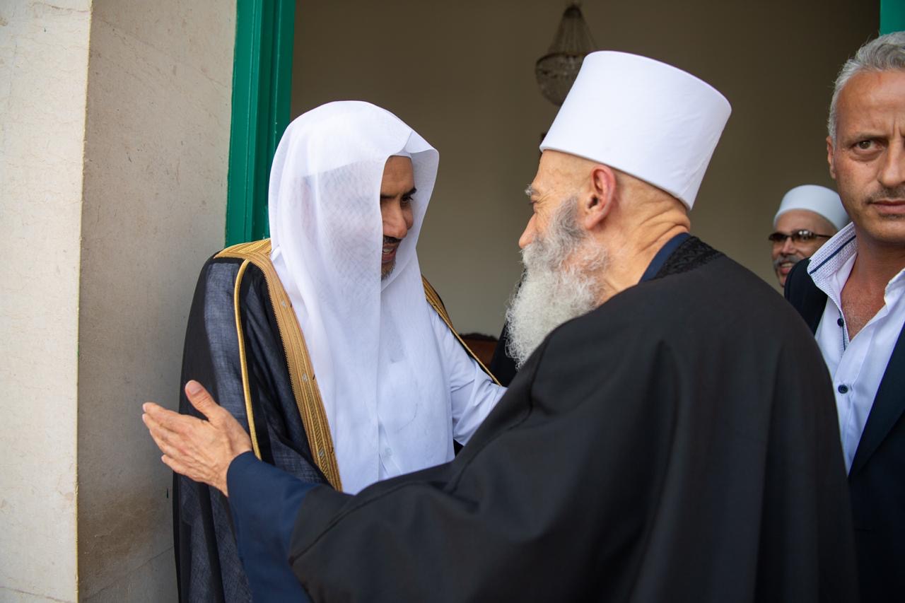 شيخ عقل الطائفة الدرزية الشيخ نعيم حسن يستقبل بدار الطائفة في بيروت معالي الأمين العام للرابطة