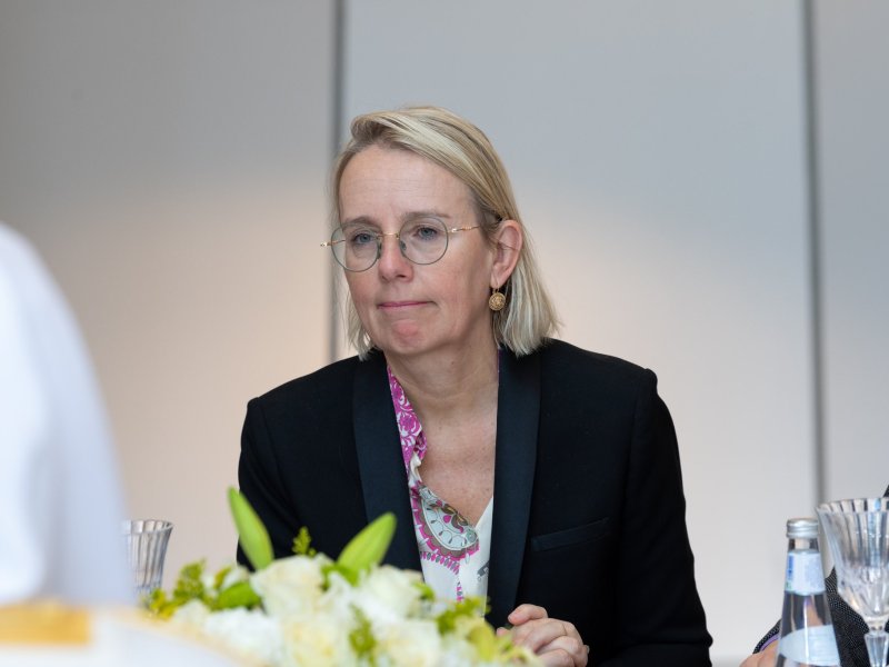 Mohammad Alissa a reçu la responsable des affaires du Moyen-Orient et d’Afrique du Nord à l'Action Extérieure de l'UE Mme Helen Lugal