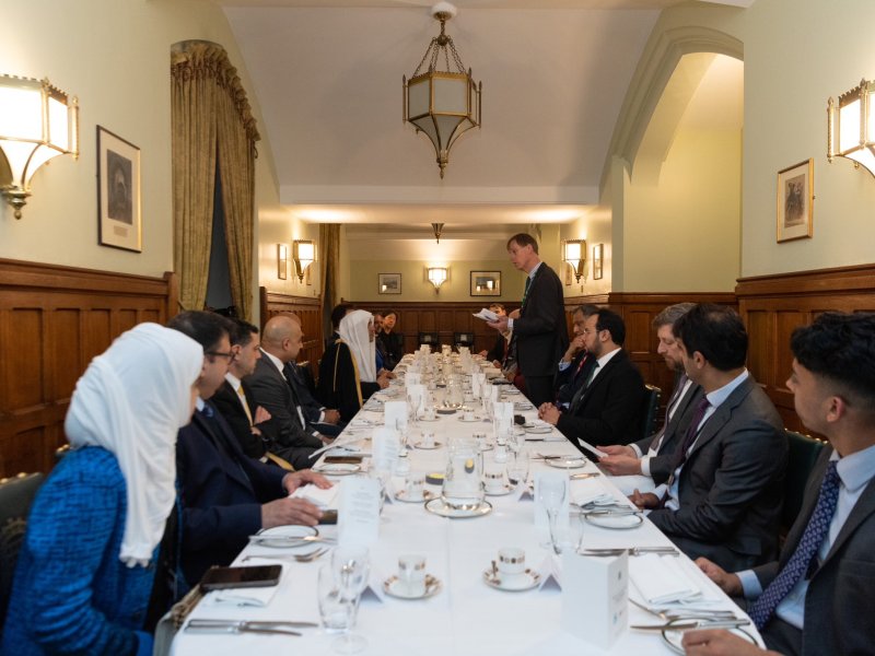 British Parliament & Sir Stephen Timms, the Chairman of the Environment Committee of Parliament hosted a dinner for HE Sheikh Dr. Alissa