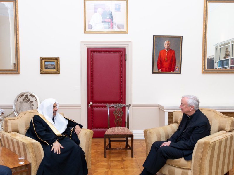 Mohammad Alissa a rencontré à Londres, l’Archevêque de Westminster, le Cardinal Vincent Collins