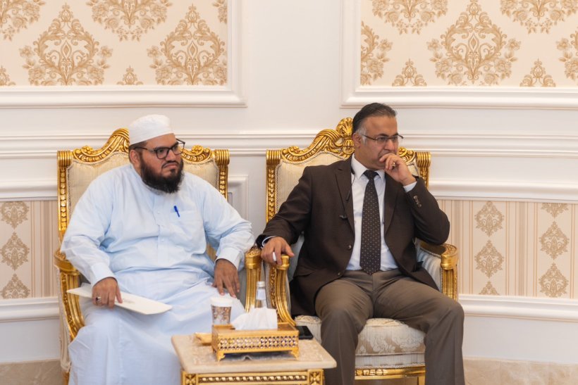 HE Sheikh Dr. Mohammad Alissa, the Secretary-General of the MWL, met with HE Senator Muhammad Talha Mahmood