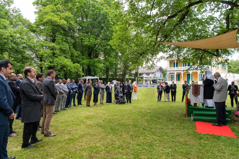 In the presence of the President of the Grand Council of the Republic and Canton of Geneva, Mr. Mauro Poggia, and members of the Swiss Parliament, international officials