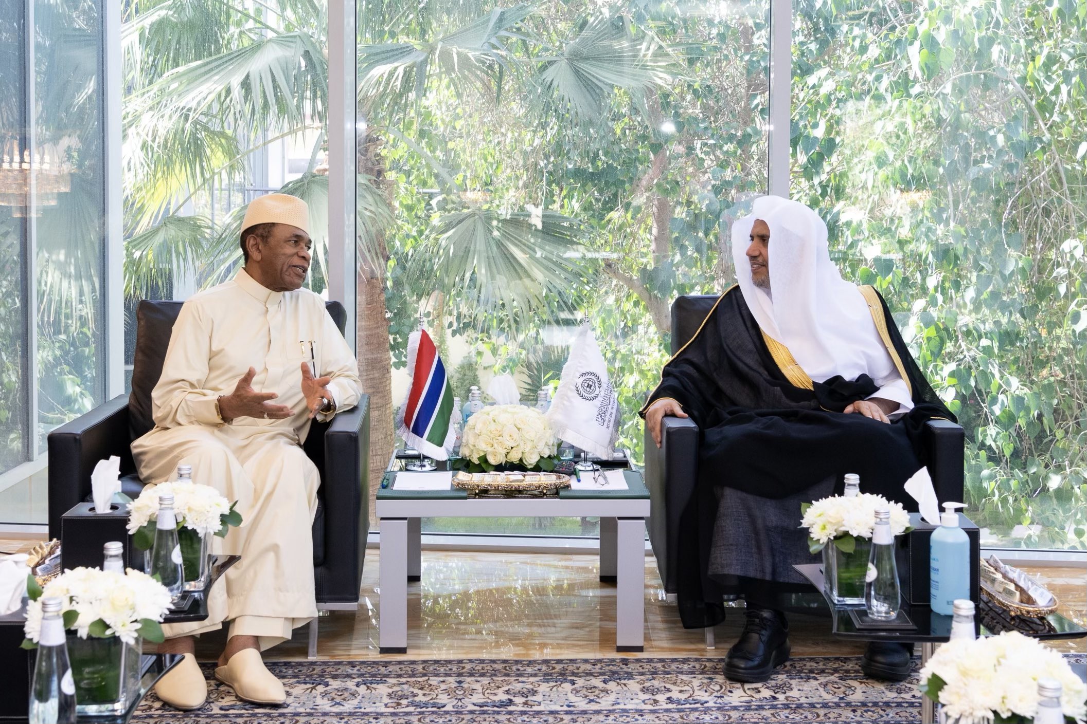 His Excellency Sheikh Dr. Mohammad Al-Issa, met with His Excellency Mr. Omar Gibril Sallah, the ambassador of Gambia