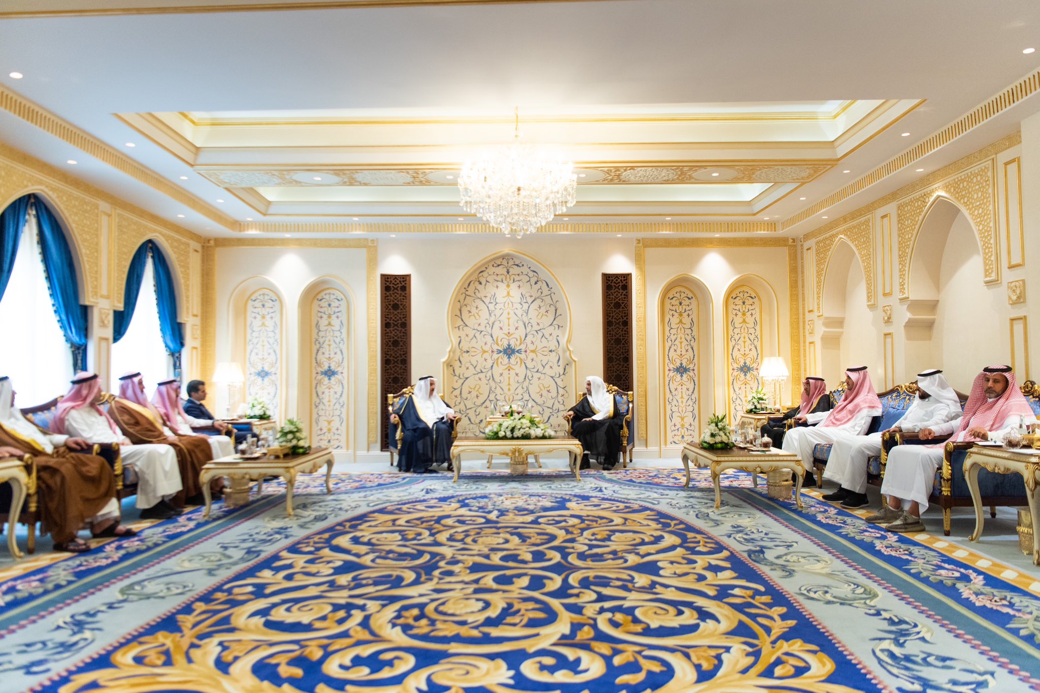 Today at the MWL headquarters in Makkah, His Excellency Sheikh Dr. Mohammed Al-Issa, met with His Excellency Dr. Mishaan Al-Khazraji