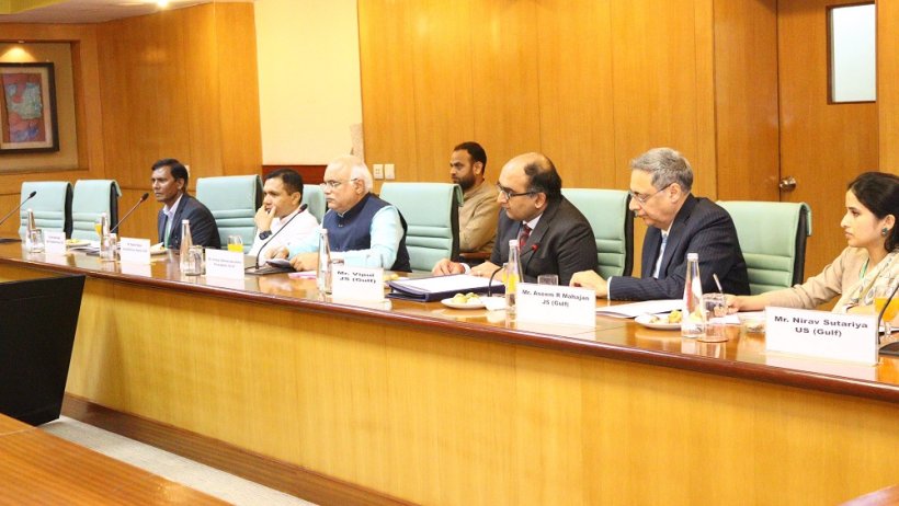 His Excellency Sheikh Dr. Muhammad Al-Issa, Chairman of the Association of Muslim Scholars in New Delhi, met Dr. Vinay Sushrabudh