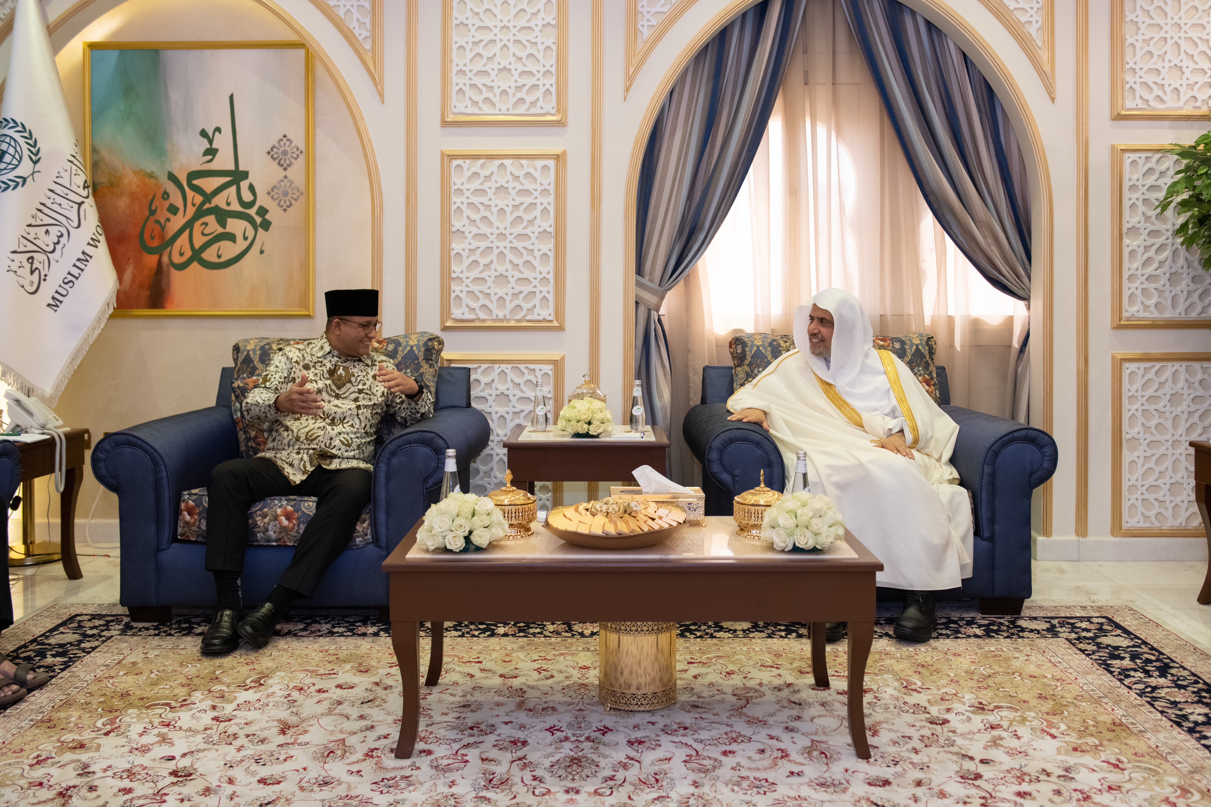 His Excellency Sheikh Dr. Mohammed Al-Issa met with His Excellency Dr. Anees Baswedan, the former Governor of Jakarta