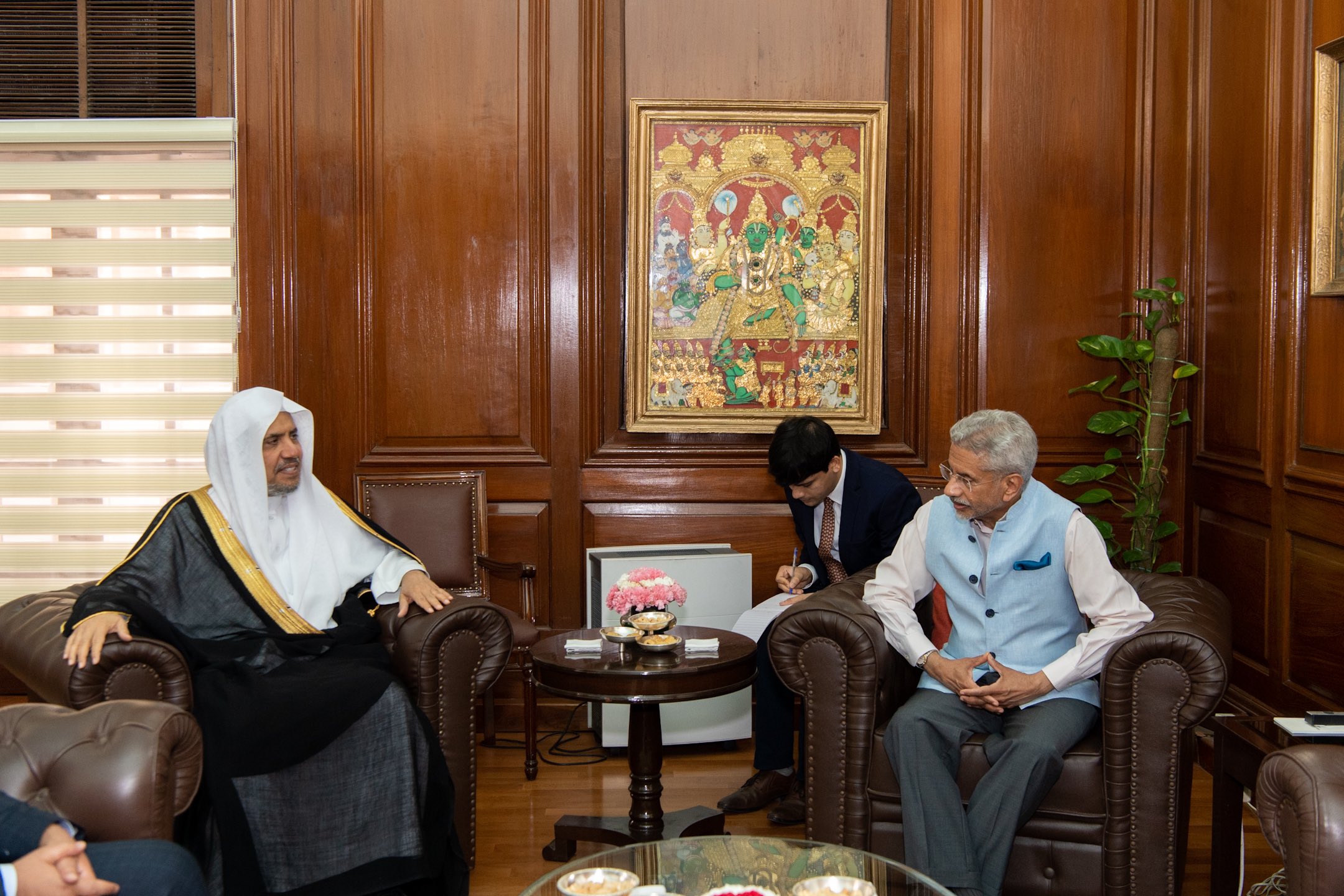 His Excellency Sheikh Dr. Mohammed Al-Essa met with Mr. Subramaniam Jaishankar, Minister for External Affairs in the Government of India