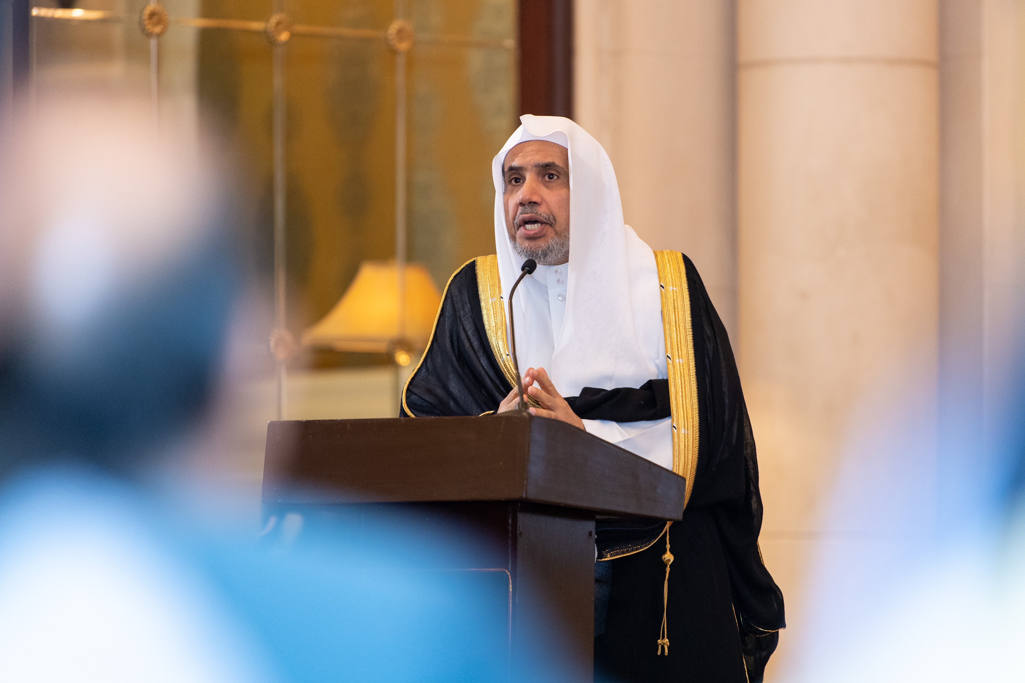 The India Foundation in New Delhi hosts His Excellency Sheikh Dr. Mohammed Al-Issa , the Secretary-General of the MWL and Chairman of the Organization of Muslim Scholars