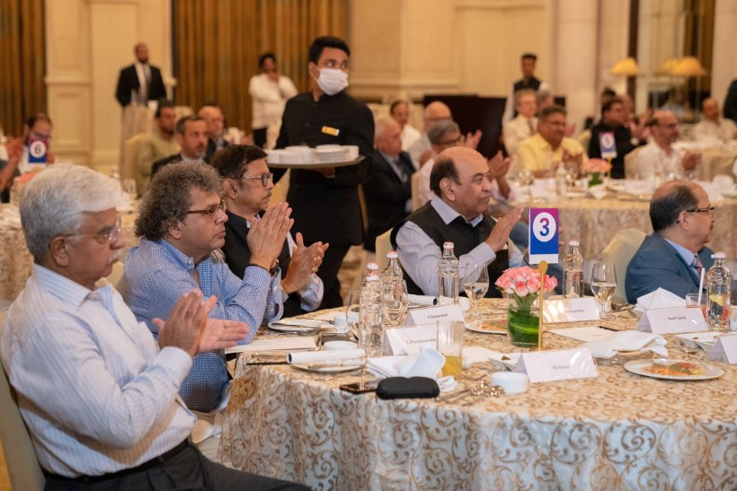 The India Foundation in New Delhi hosts His Excellency Sheikh Dr. Mohammed Al-Issa , the Secretary-General of the MWL and Chairman of the Organization of Muslim Scholars