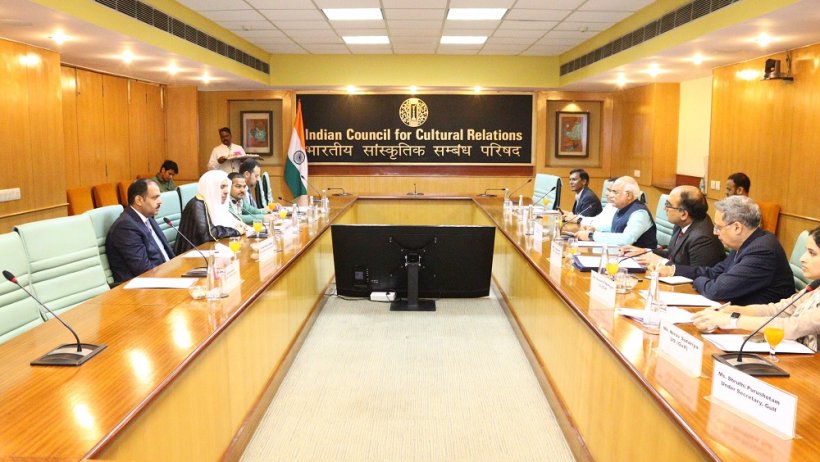 Son Excellence Cheikh Dr Mohammed Al-Issa a rencontré à New Delhi le président du Conseil indien pour les relations culturelles, Dr Vinay Sushrabudh.