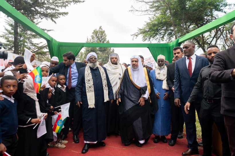 معالي الأمين العام، رئيس هيئة علماء المسلمين، فضيلة الشيخ د.⁧‫محمد العيسى‬⁩ يزور أكاديمية الأولية بأديس أبابا