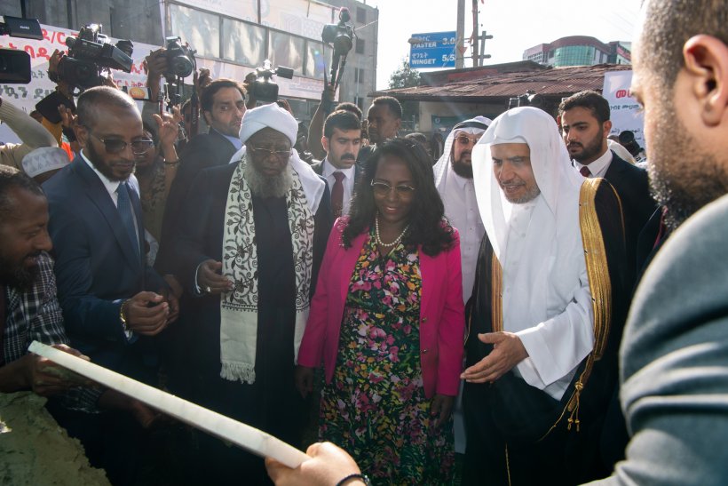 His Excellency Sheikh Dr.  Mohammed Al-Issa laid the foundation of The Awelia Aid and Development Organization building in the Ethiopian capital Addis Ababa