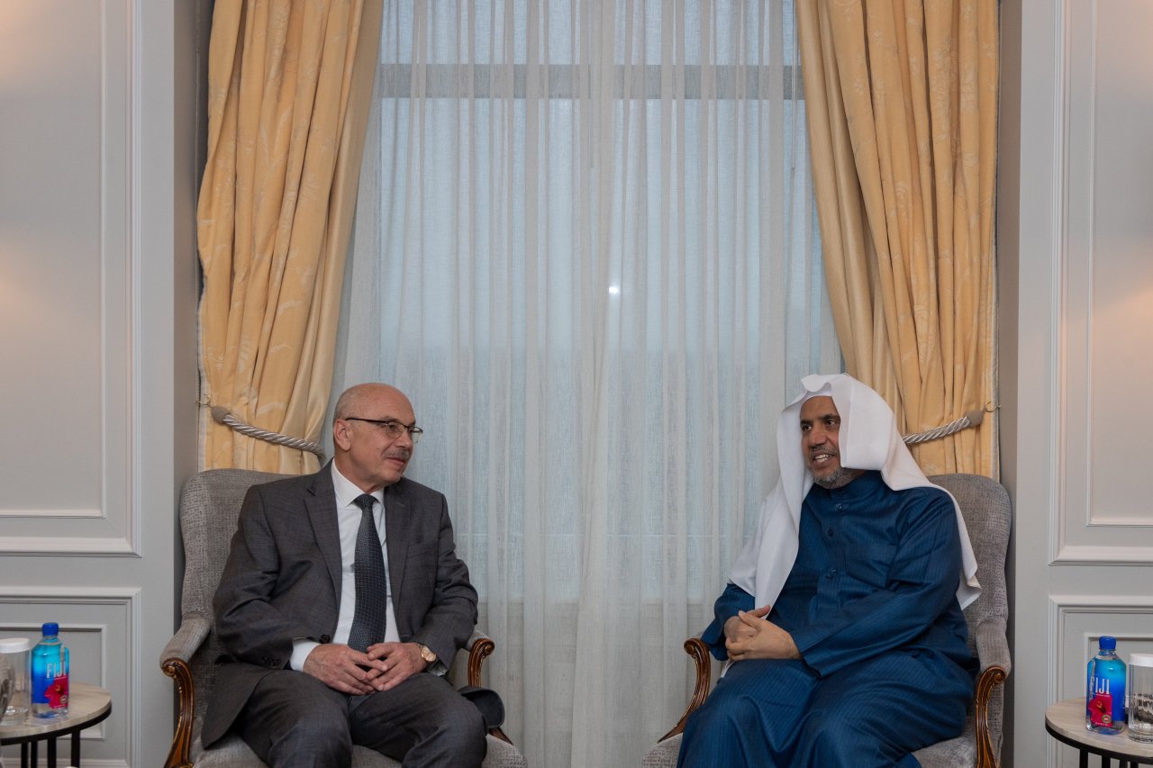 استقبل معالي الأمين العام د.محمد العيسى، في مقر إقامته بنيويورك، وفدَ الأمم المتحدة لمحاربة الإرهاب، برئاسة معالي وكيل الأمين العام، السيد فلاديمير فورونكوف