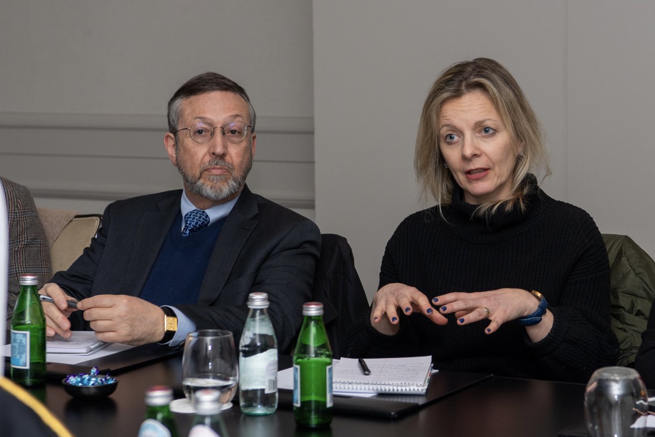 His Excellency Sheikh Dr. Mohammad Al-Issa, Secretary-General of the Muslim World League, received Ms. Lise Grande, President and CEO of the U.S. Institute of Peace