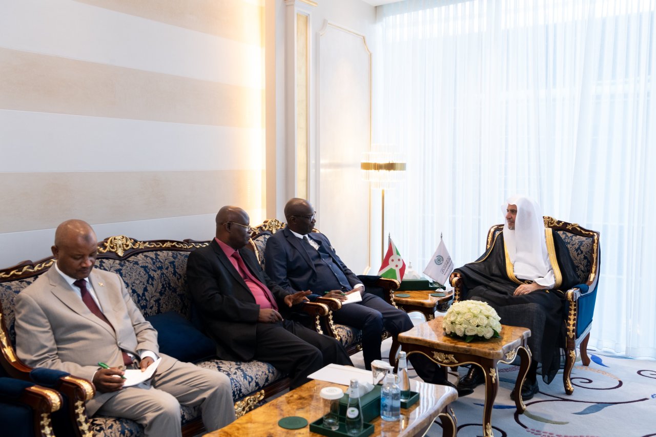 In his office in Riyadh, His Excellency Sheikh Dr. Mohammed Al-Issa, Secretary-General of the Muslim World League (MWL)