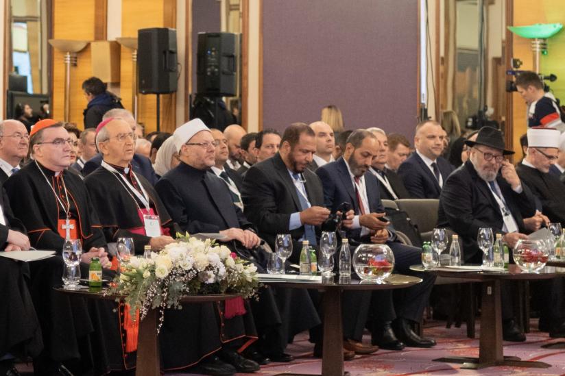 HE Dr. Mohammad Alissa and the President of the Republic of Croatia Ured PRH Kolinda GK opened the Muslim World League's Conference in Zagreb