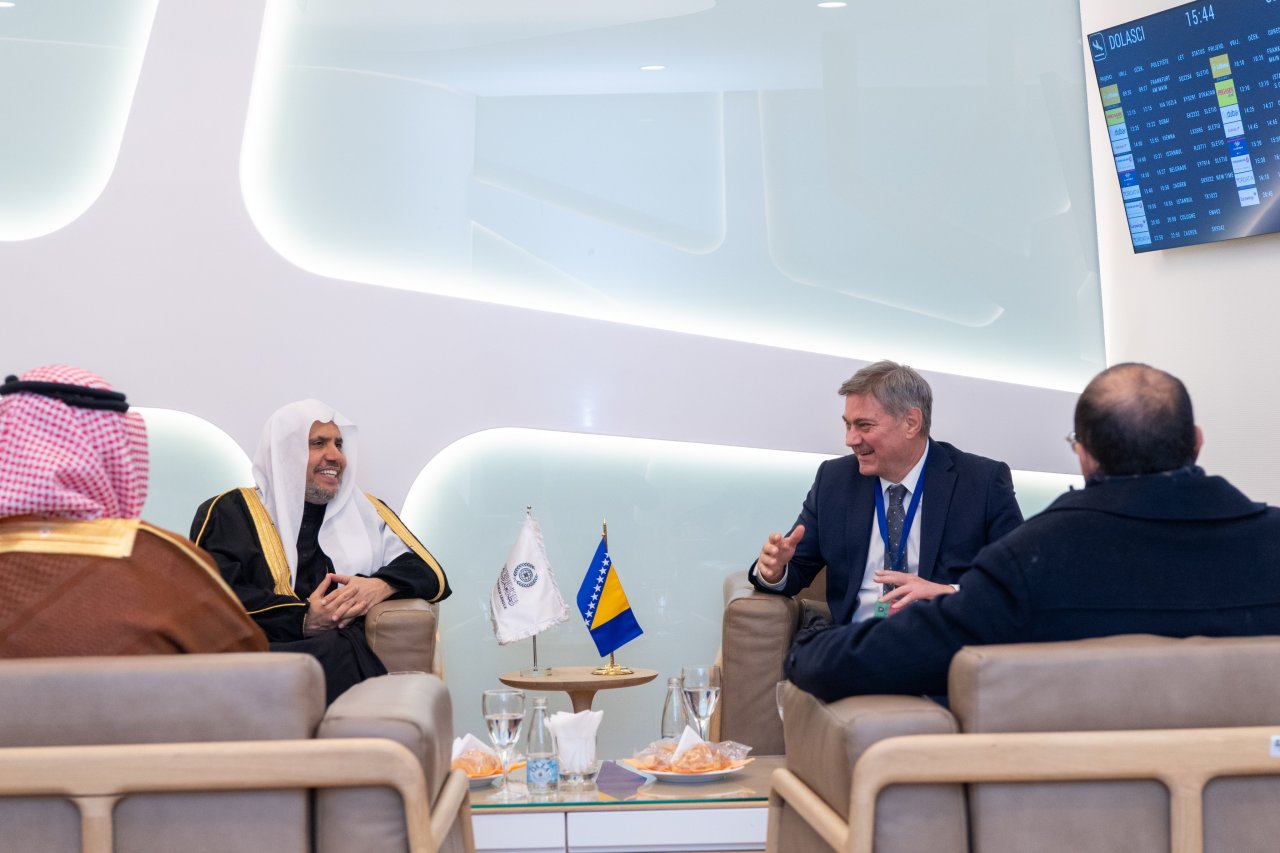 His Excellency Sheikh Dr. Mohammed Al-Issa, Secretary-General of the MWL and Chairman of the Organization of Muslim Scholars, arrived in the Bosnian capital of Sarajevo