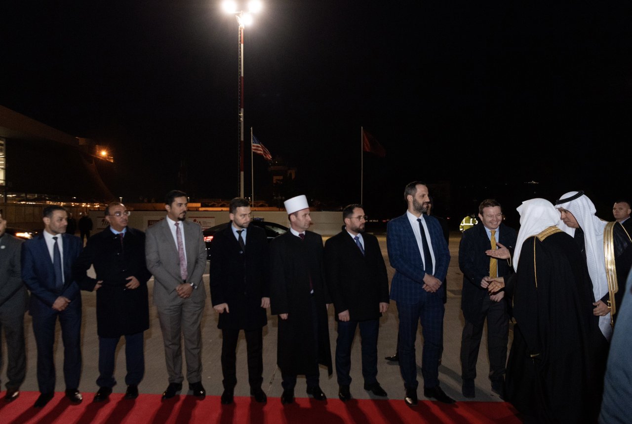 His Excellency Sheikh Dr. Mohammed Al-Issa, Secretary-General of the MWL and Chairman of the Organization of Muslim Scholars, arrived in Tirana, the capital of Albania